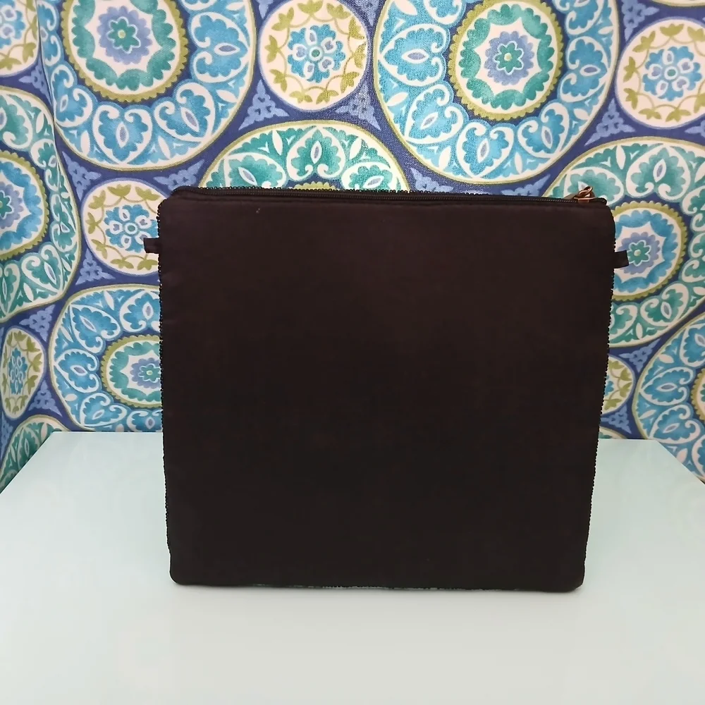 Bamboo Trading Co. Floral Embroidered Clutch